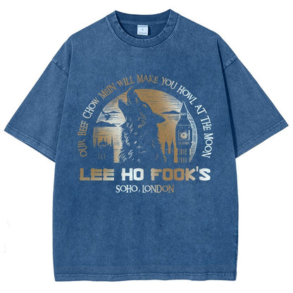 Werewolves of London - Howl at the Moon Vintage Distressed T-shirt