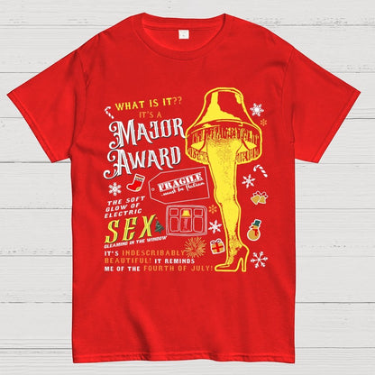 A Major Award Leg Lamp Christmas Geek T-Shirt