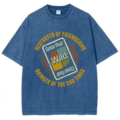 Destroyer of Friendships Vintage Distressed T-shirt