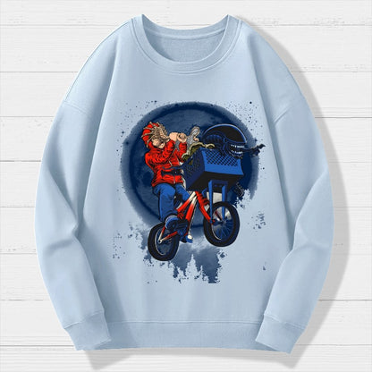 NON TERRESTRIAL Geek Cotton Sweatshirt