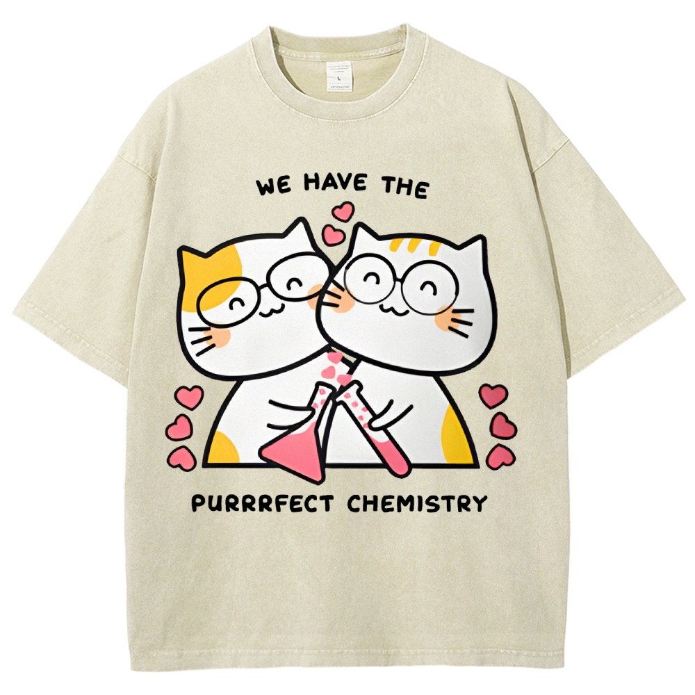Valentine's Day.Perfect Chemistry Vintage Distressed T-shirt