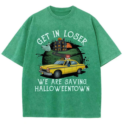 Get in Loser Halloween Vintage Distressed T-shirt