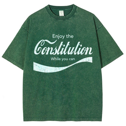 Constitution Cola Vintage Distressed T-shirt