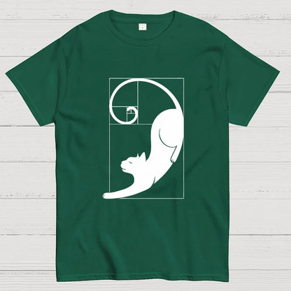 Fibonacci cat golden ratio Geek T-Shirt