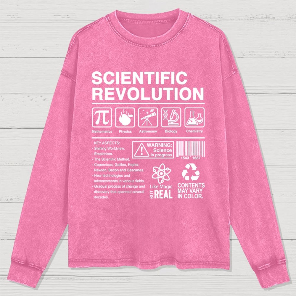 Scientific Revolution Washed Long Sleeve Tee