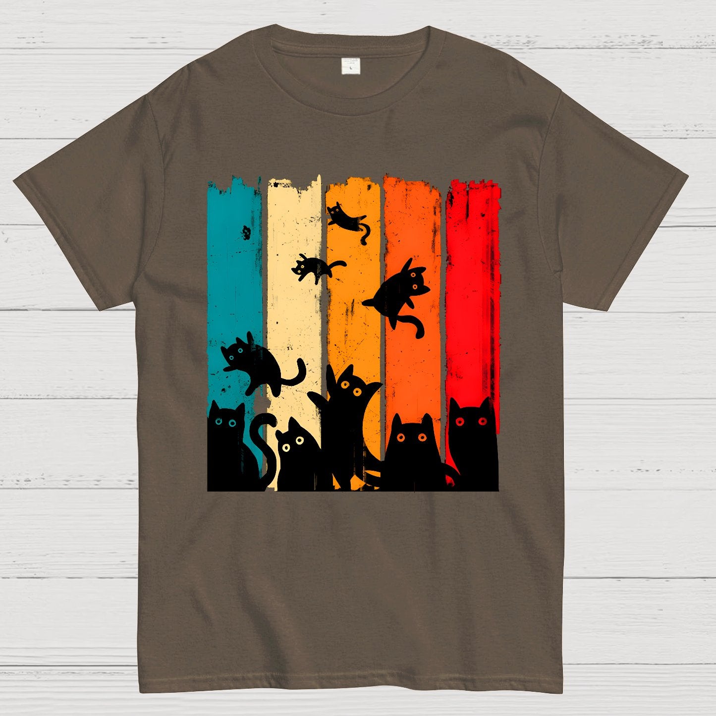 Retro Kitty Chaos Geek T-Shirt