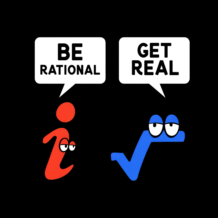 Be Rational Get Real Geeky T-Shirt
