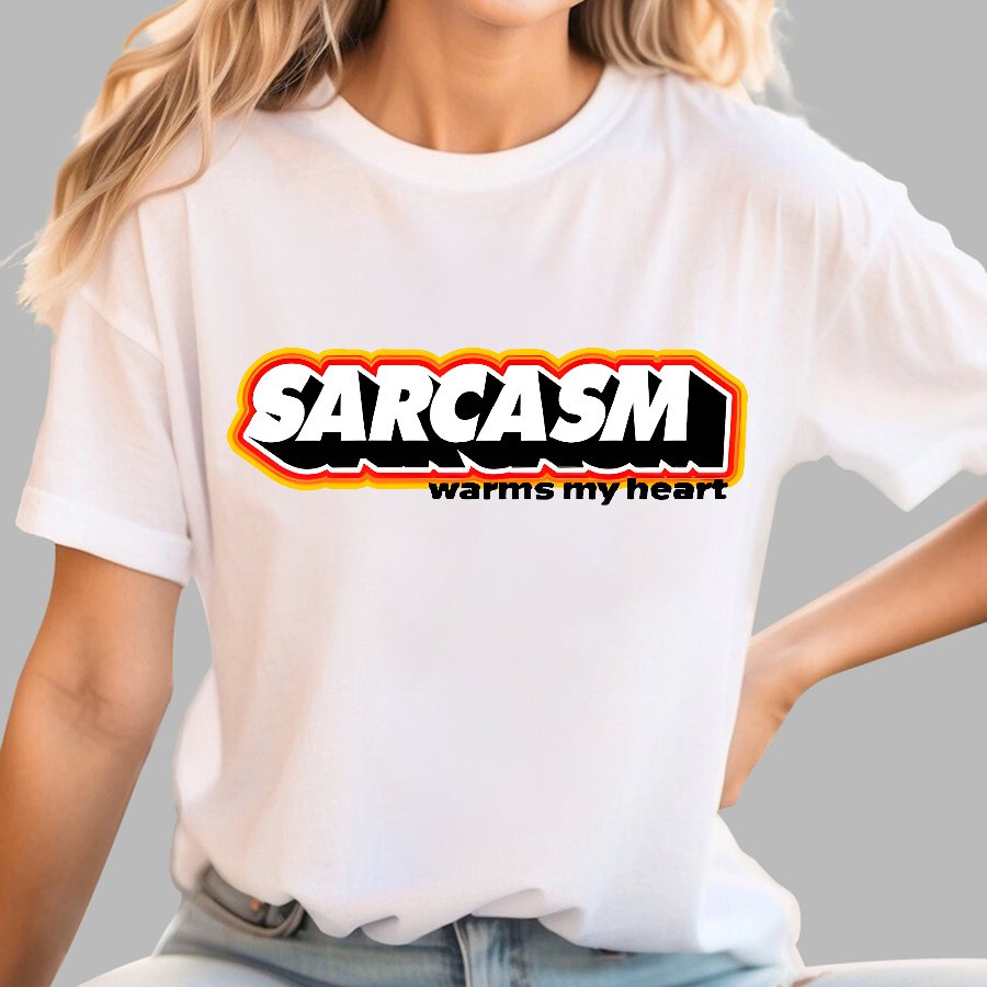Sarcasm Warms My Heart Geek T-Shirt