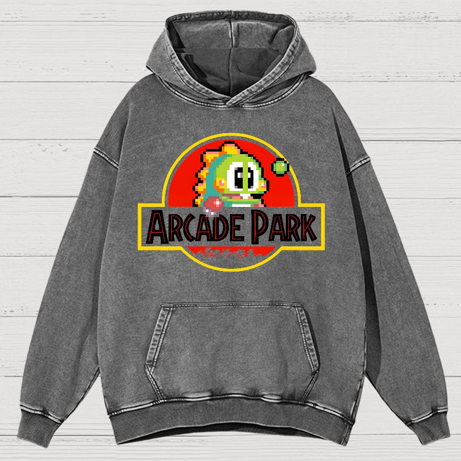 Arcade Park Vintage Distressed Hoodie