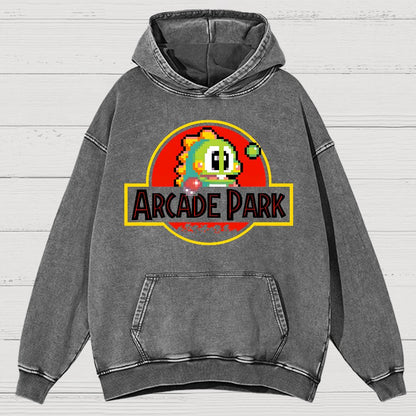 Arcade Park Vintage Distressed Hoodie