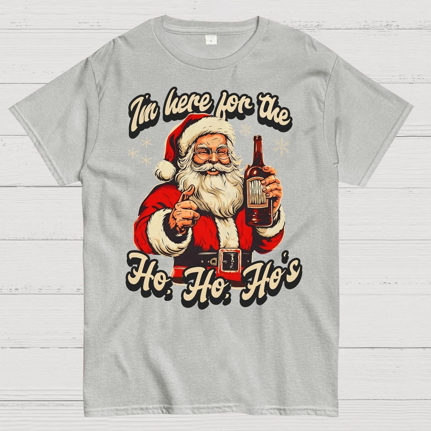 Funny Bourbon Christmas Geek T-Shirt