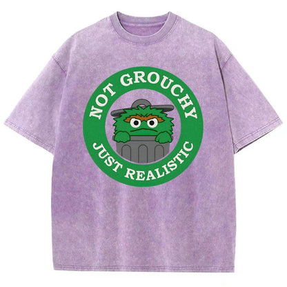 I'm Not Grouchy Vintage Distressed T-shirt