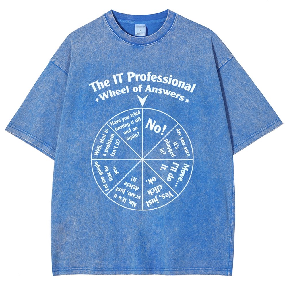Funny Tech Support IT Support Department Vintage Distressed T-shirt