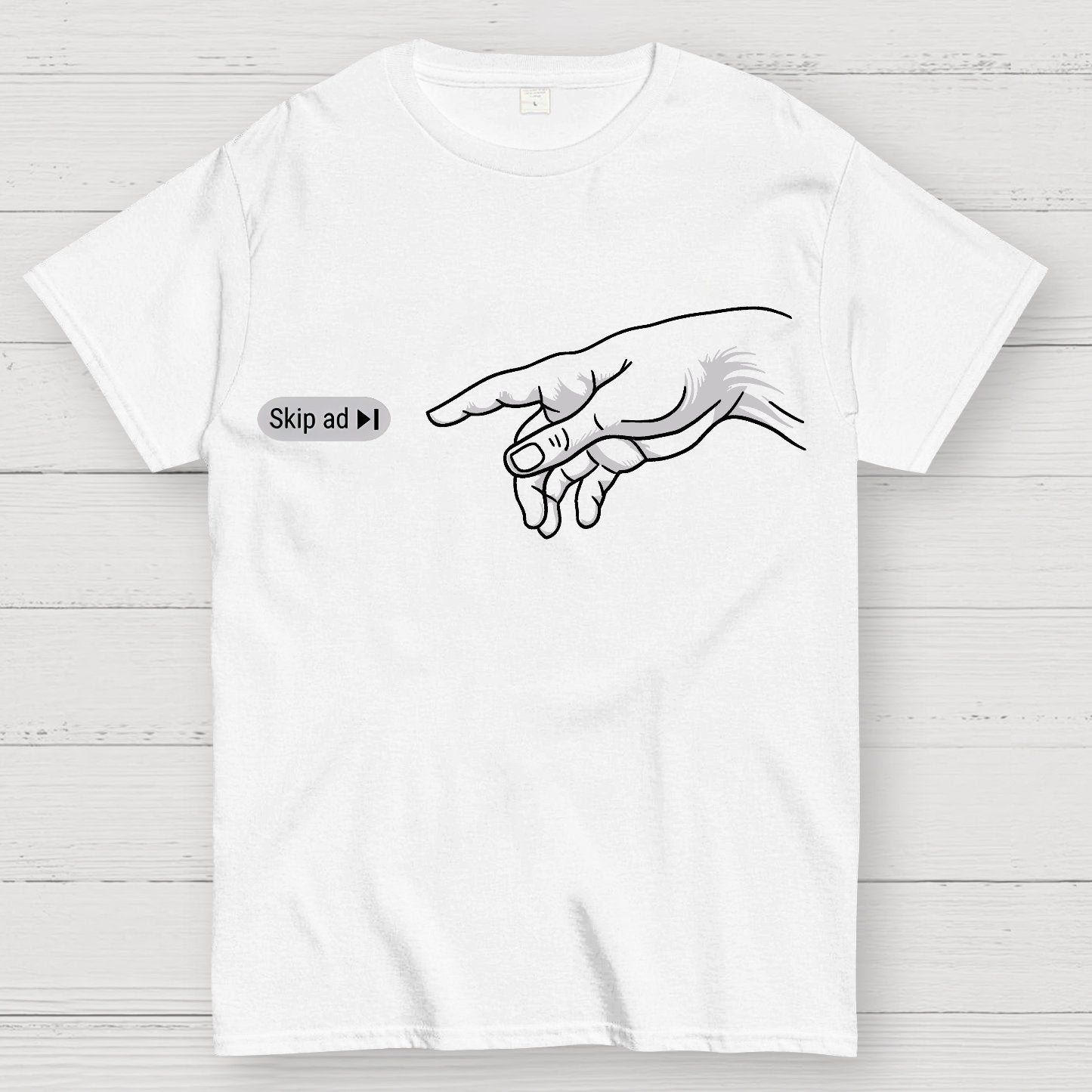 Skip Ad For God's Sake Geek T-Shirt
