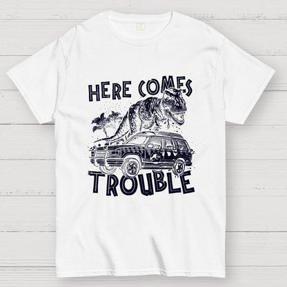 Here Comes Trouble Geek T-Shirt