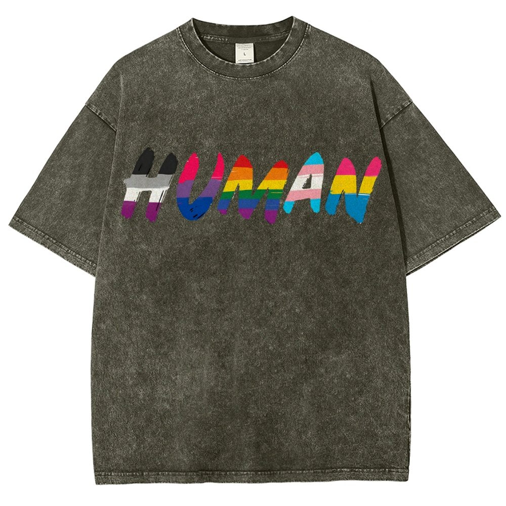 Human Vintage Distressed T-shirt
