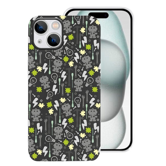 Space Planet Stick Figure Phone Cases