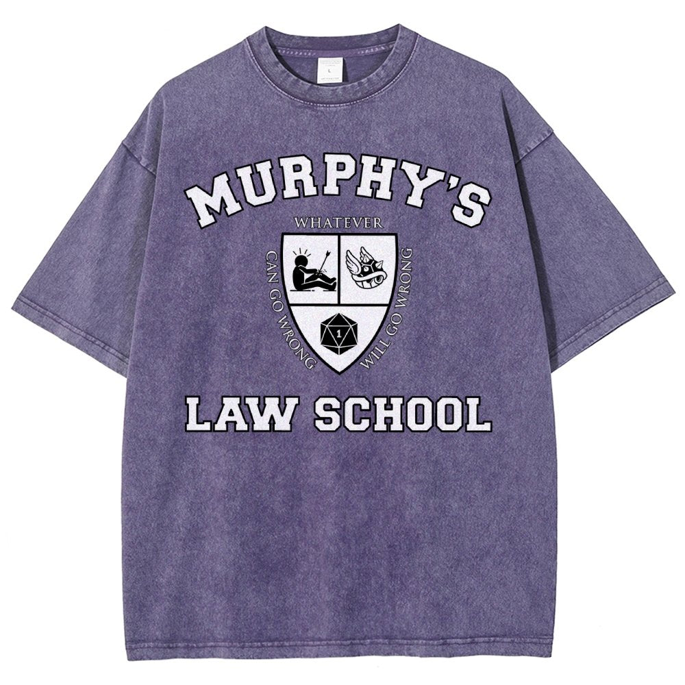 Murphy's Law School Vintage Distressed T-shirt