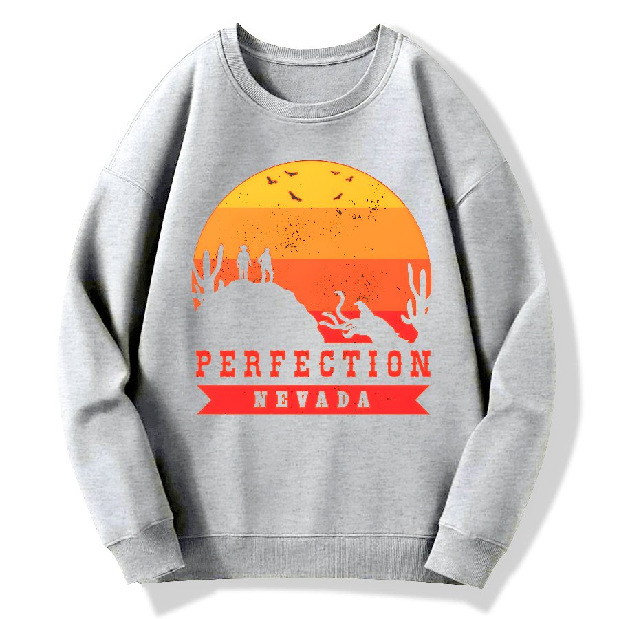 Perfection Nevada Geek Cotton Sweatshirt
