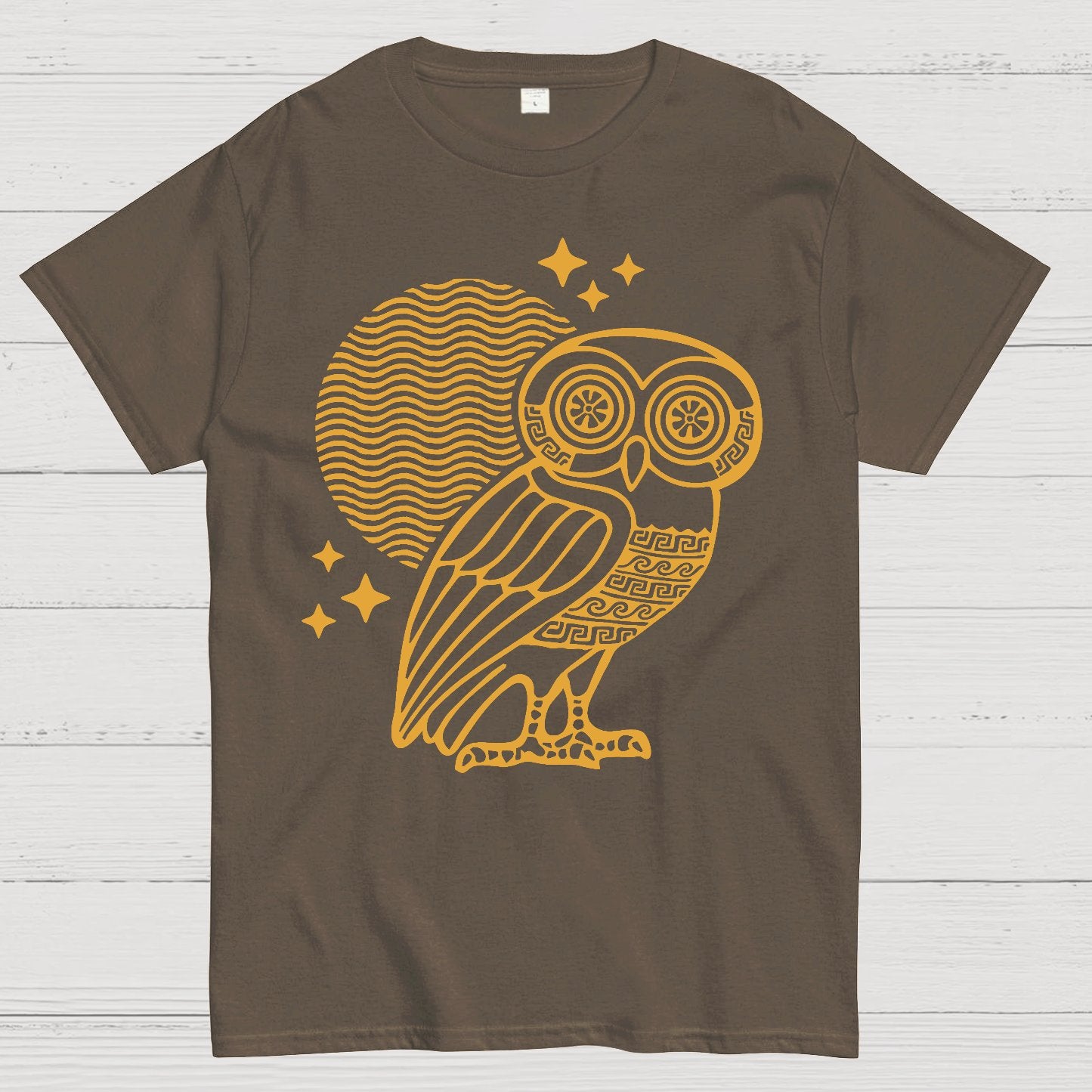 Ancient Greek Owl Geek T-Shirt