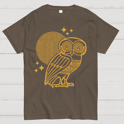 Ancient Greek Owl Geek T-Shirt