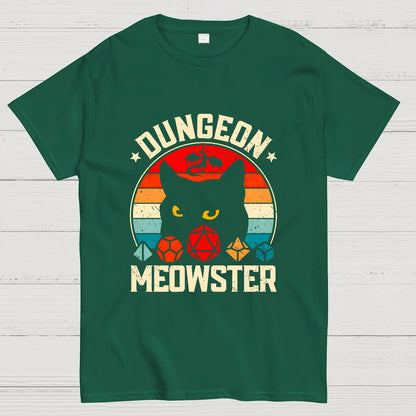 Dungeon Meowster Nerdy T-Shirt