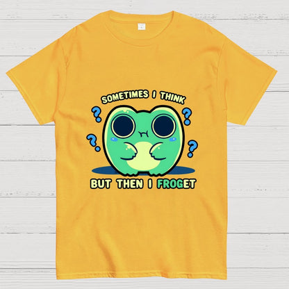 Sometimes I Think but then I Froget Geek T-Shirt