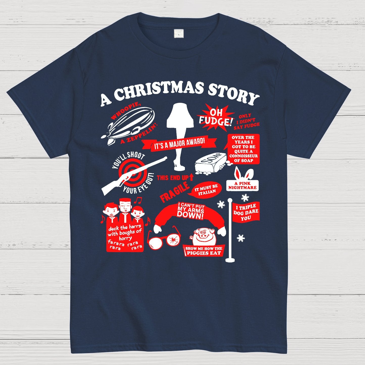 Christmas Story Quotes Geek T-Shirt