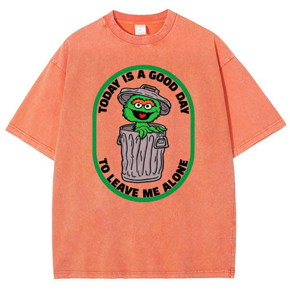 A good day to leave me alone Vintage Distressed T-shirt