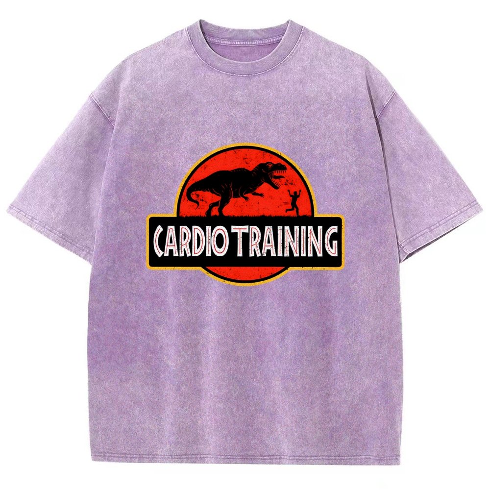 Cardio Training Vintage Distressed T-shirt