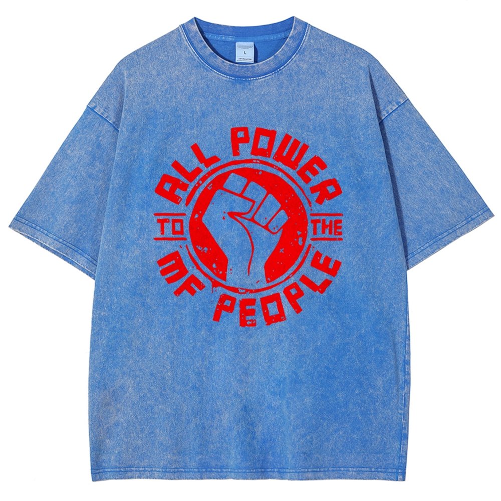 All Power Vintage Distressed T-shirt