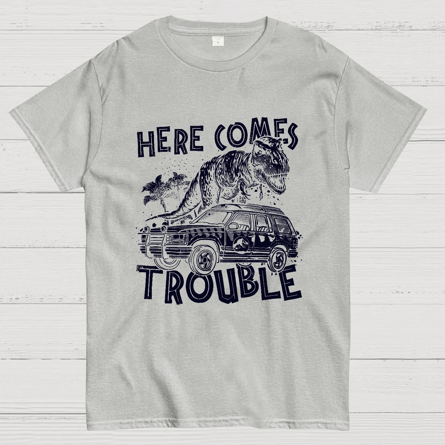 Here Comes Trouble Geek T-Shirt
