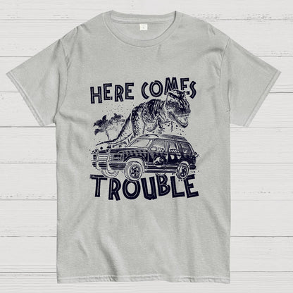 Here Comes Trouble Geek T-Shirt
