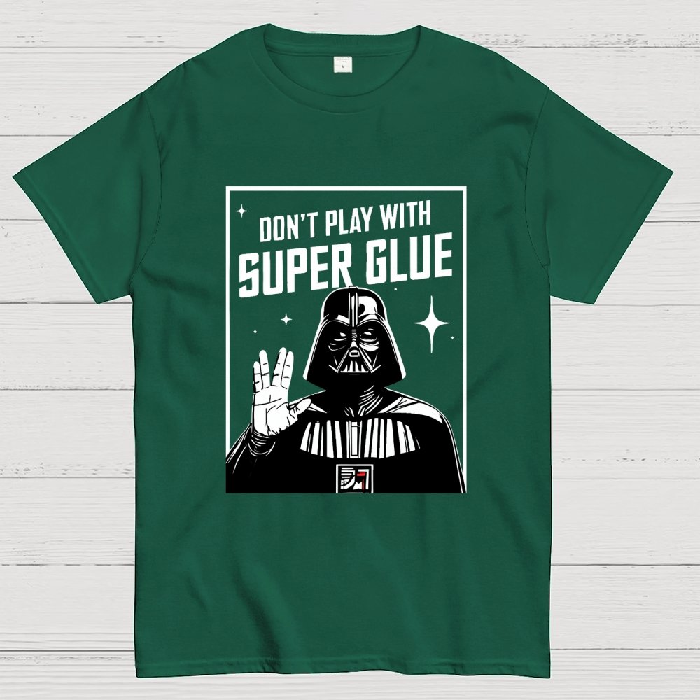Galaxy Safety Tip Keep away from super glue Geek T-Shirt