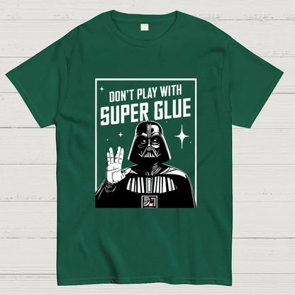 Galaxy Safety Tip Keep away from super glue Geek T-Shirt
