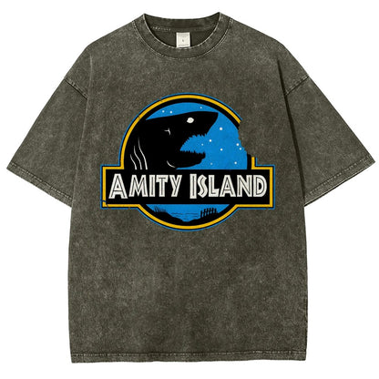 Seaside Town Vintage Distressed T-shirt
