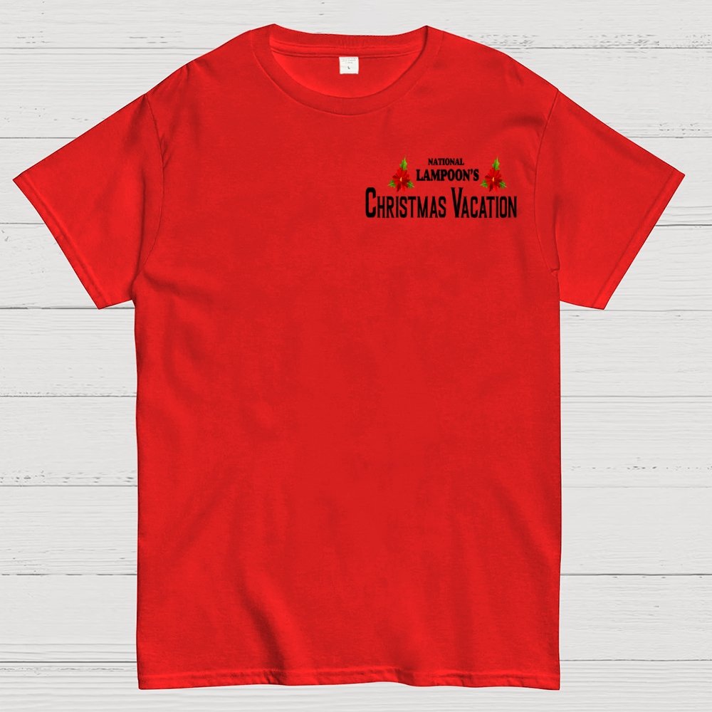 Holiday Vacation Quote Front And Back Printing Geek T-Shirt