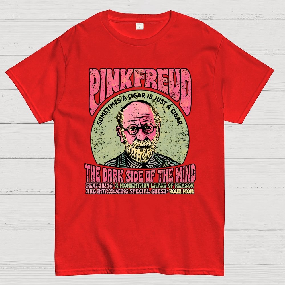 Pink Freud Geek T-Shirt