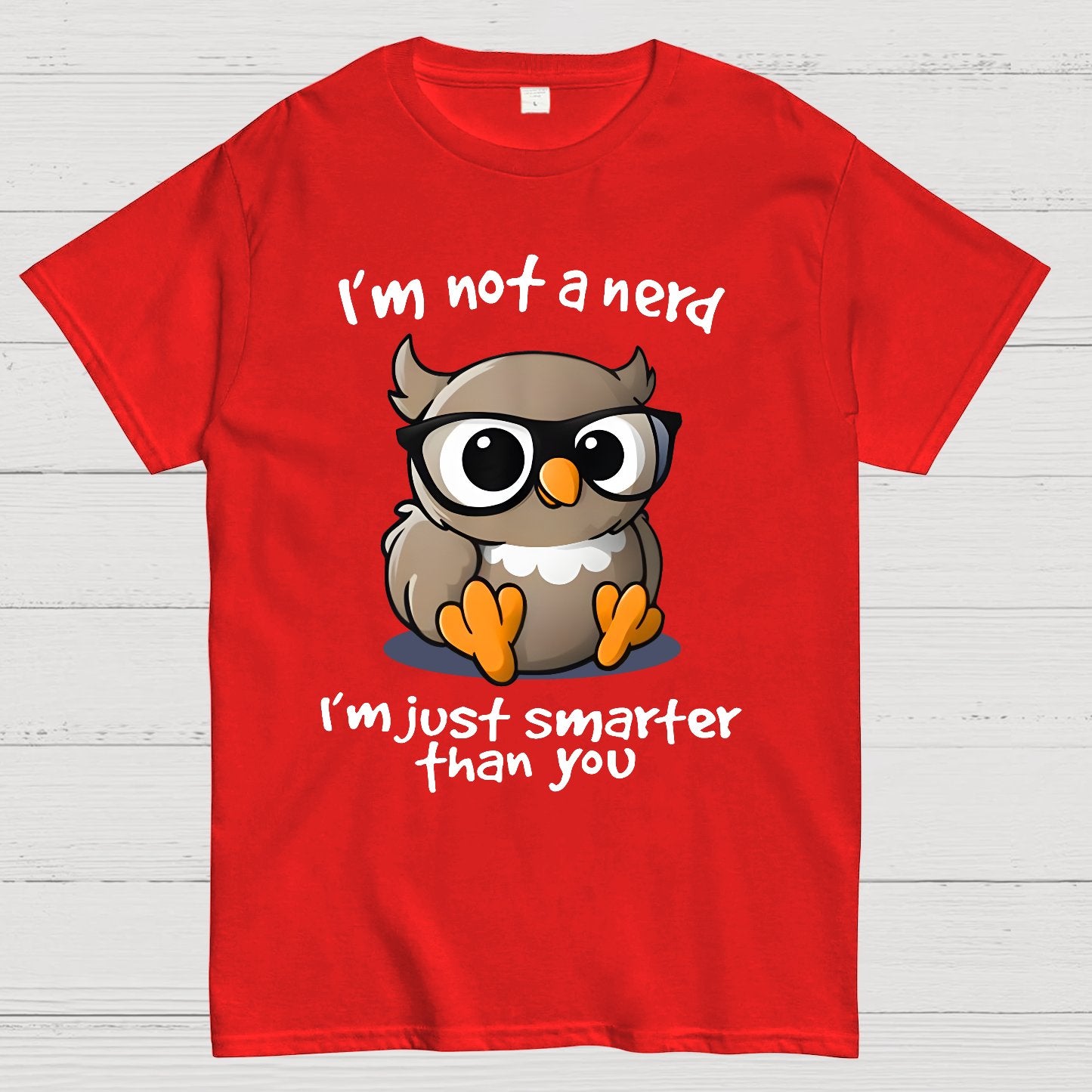 I’m Not A Nerd I’m Just Smarter Than You Geek T-Shirt