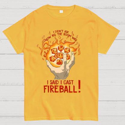 I Cast Fireball! Geek T-Shirt