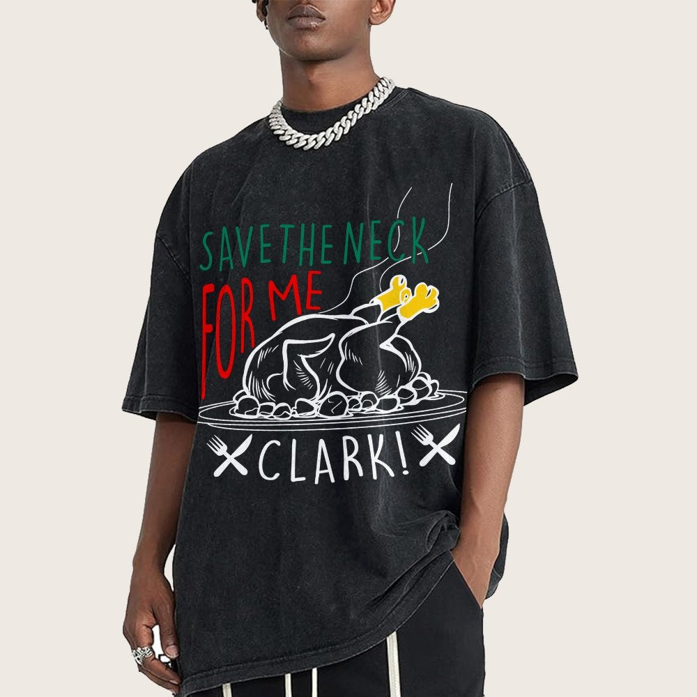 Save The Neck For Me Guy Vintage Distressed T-shirt