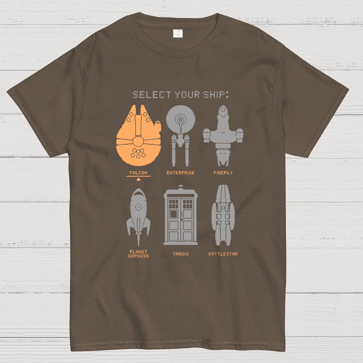 Choose Your Ship Geeky T-Shirt
