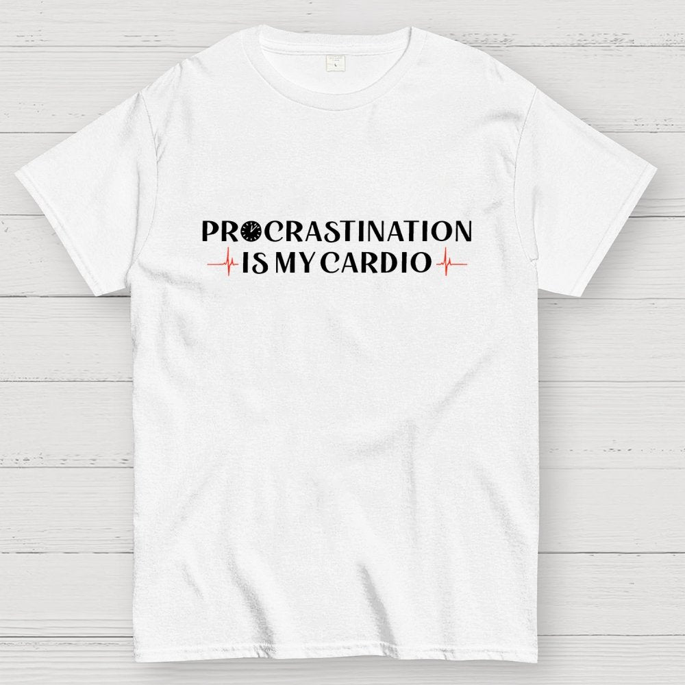 Procrastination Cardio Geek T-Shirt