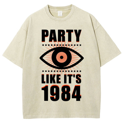 Big Brother is Watching You Party Vintage Distressed T-shirt