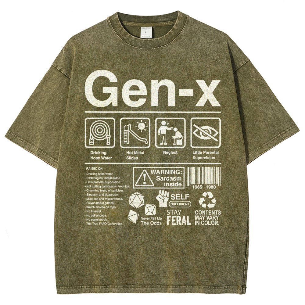 Gen X Label Vintage Distressed T-shirt