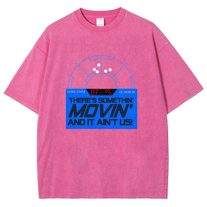 Motion Tracking - Somethin' Movin' Space Corps Vintage Distressed T-shirt