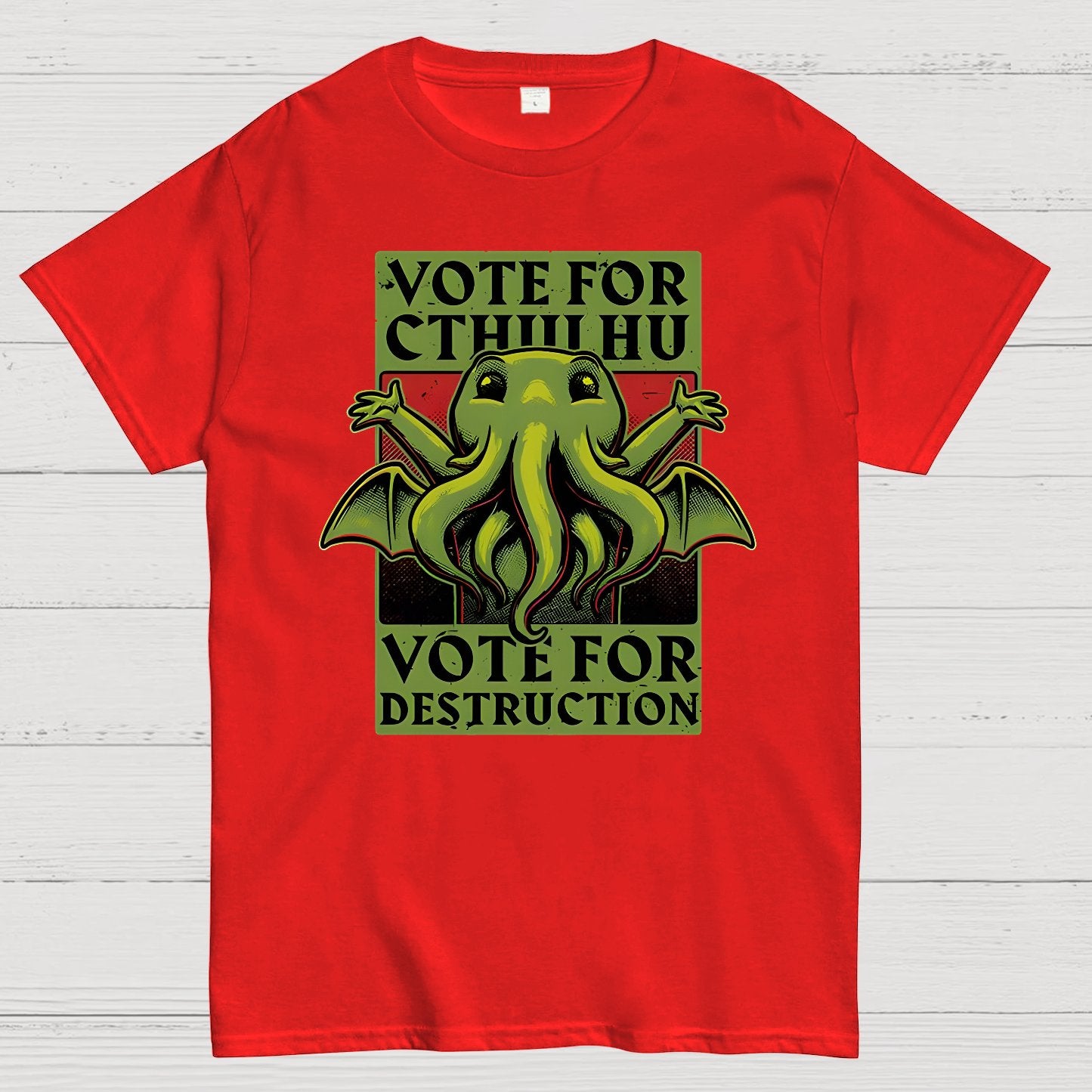 Vote For Destruction Geek T-Shirt