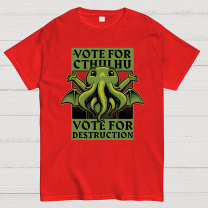 Vote For Destruction Geek T-Shirt