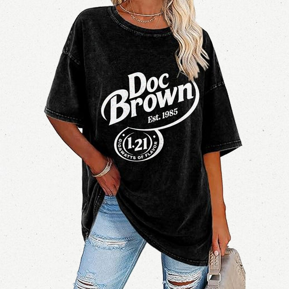 Back To The Flavor Vintage Distressed T-shirt