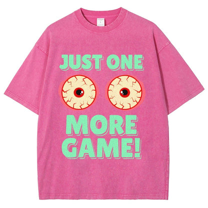 One More Game  Vintage Distressed T-shirt